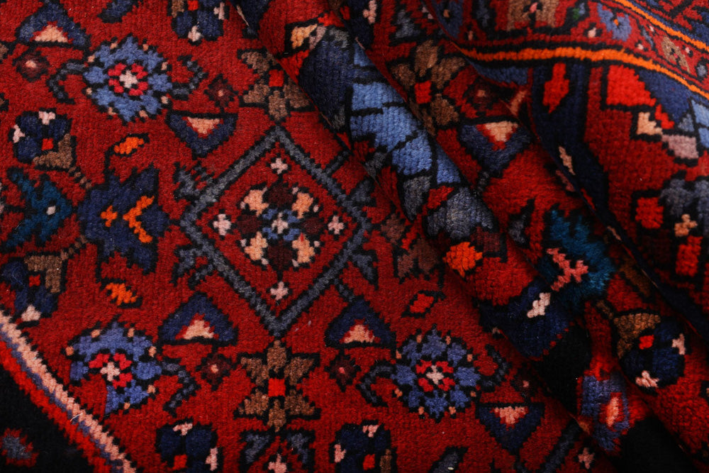 Perser Rug - Nomadic - 205 x 140 cm - dark red