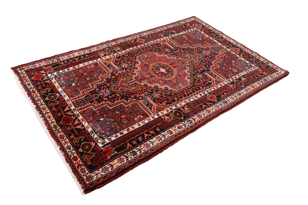 Perser Rug - Nomadic - 192 x 120 cm - dark red