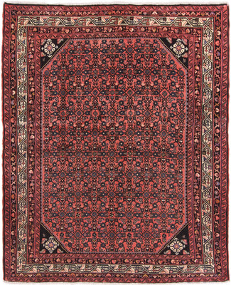 Perser Rug - Nomadic - 190 x 155 cm - dark red