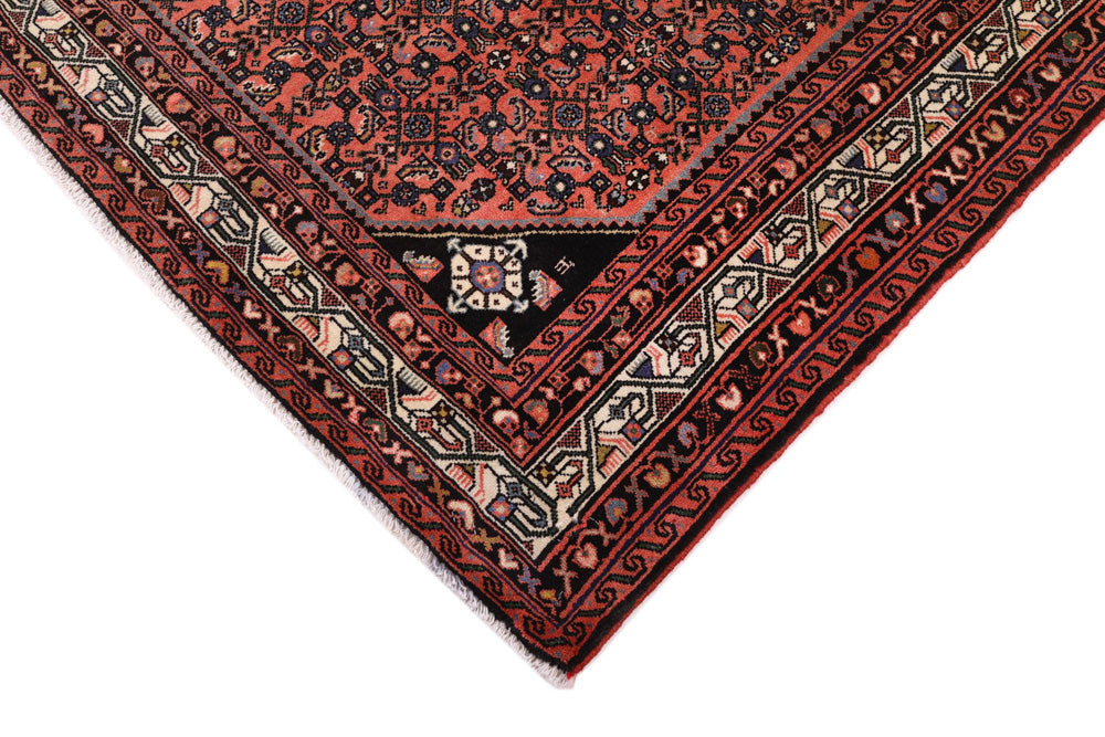 Perser Rug - Nomadic - 190 x 155 cm - dark red
