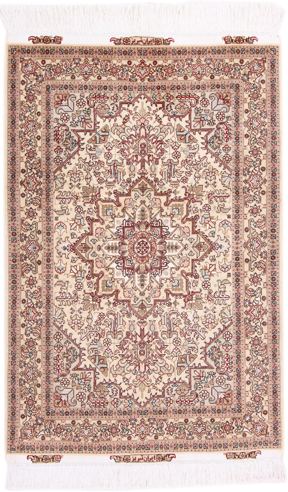Tabriz - 50 Raj Rug 160x100cm - Persian Rugs