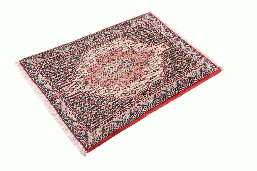 Perser Rug - Classic - 100 x 74 cm - light red
