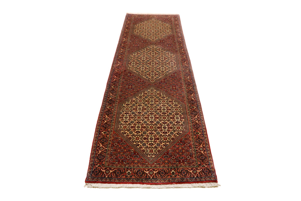 Runner Perser Rug - Bidjar - 300 x 88 cm - rust