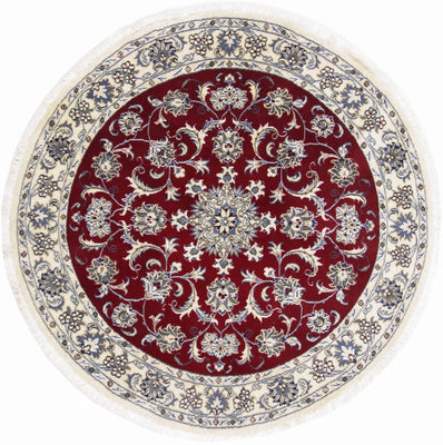 Perser Rug - Nain round  - 150 x 150 cm - red