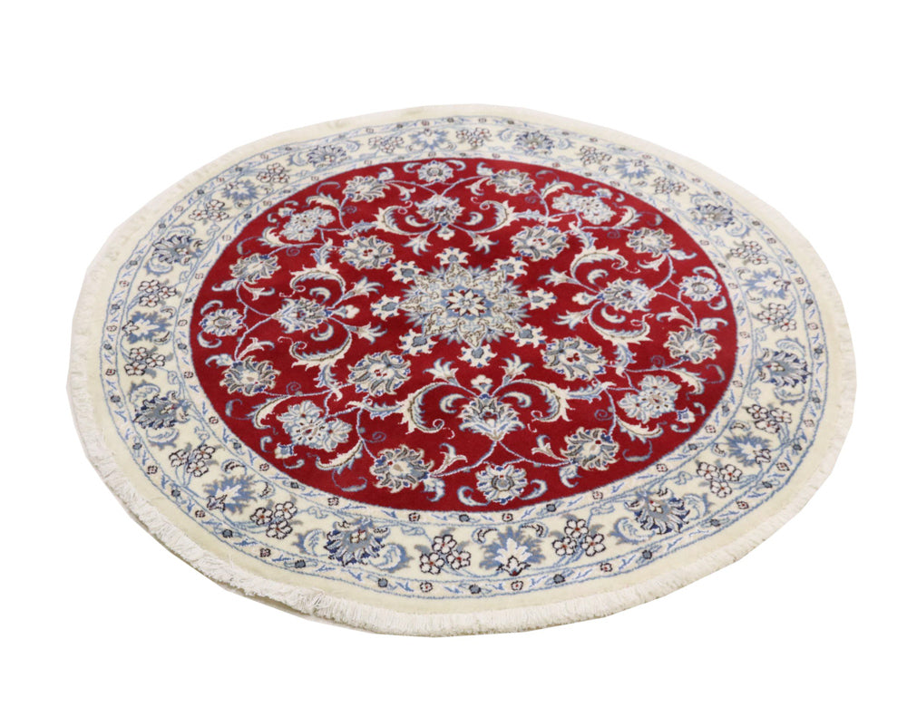 Perser Rug - Nain round  - 150 x 150 cm - red