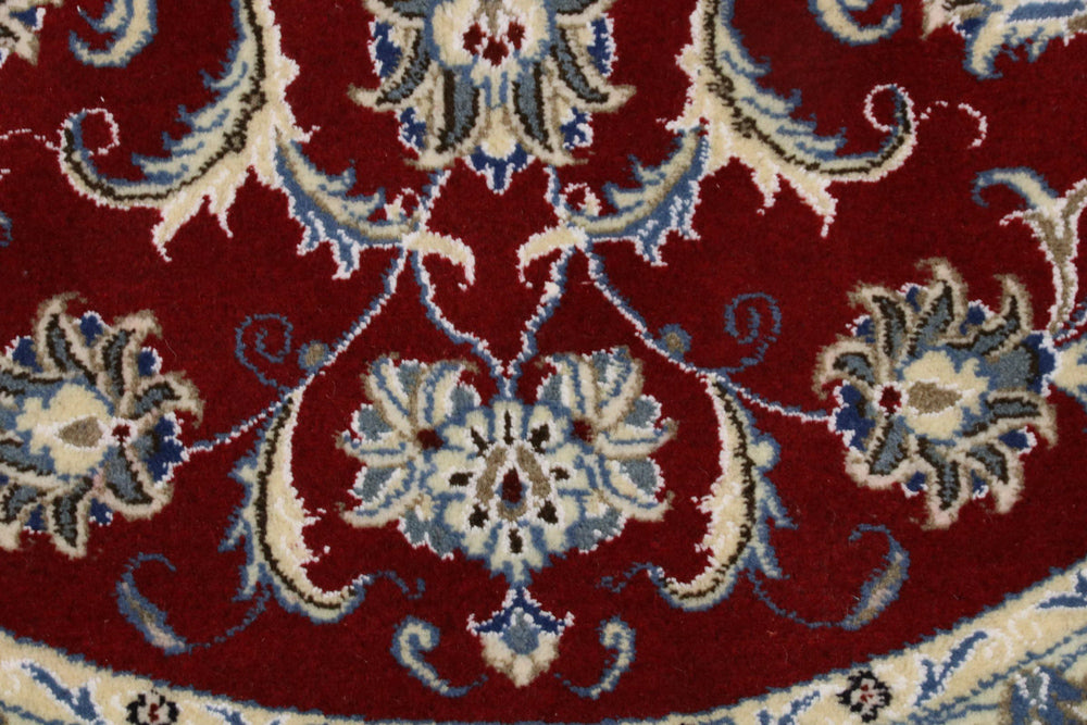 Perser Rug - Nain round  - 150 x 150 cm - red