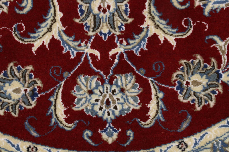 Perser Rug - Nain round  - 150 x 150 cm - red