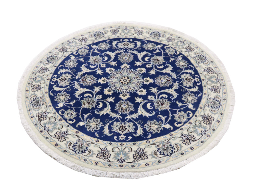 Perser Rug - Nain round  - 150 x 150 cm - blue