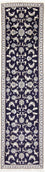 Runner Perser Rug - Nain - 292 x 75 cm - dark blue