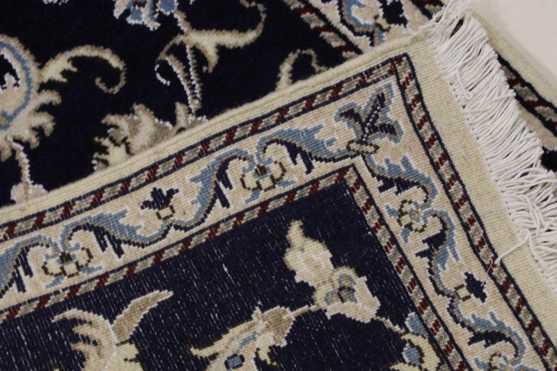 Runner Perser Rug - Nain - 292 x 75 cm - dark blue