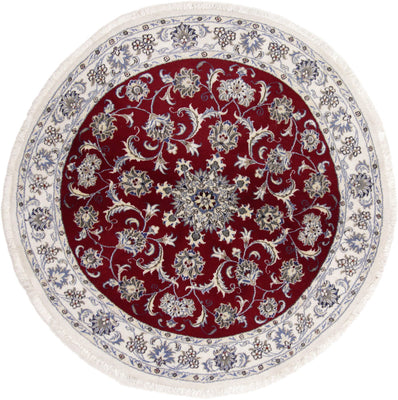 Runner Perser Rug - Nain - 100 x 100 cm - red