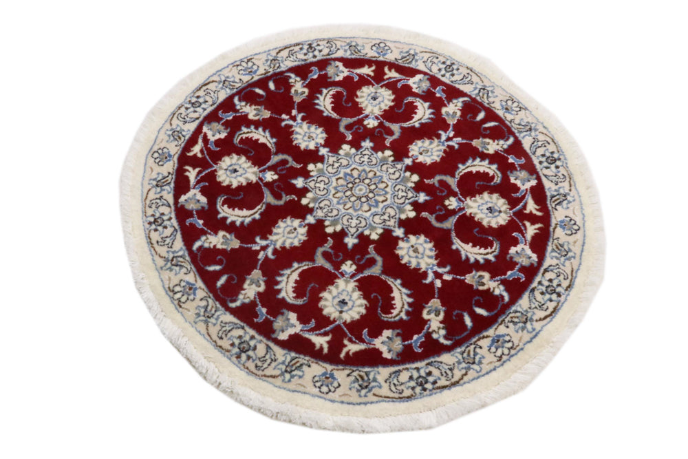 Runner Perser Rug - Nain - 100 x 100 cm - red