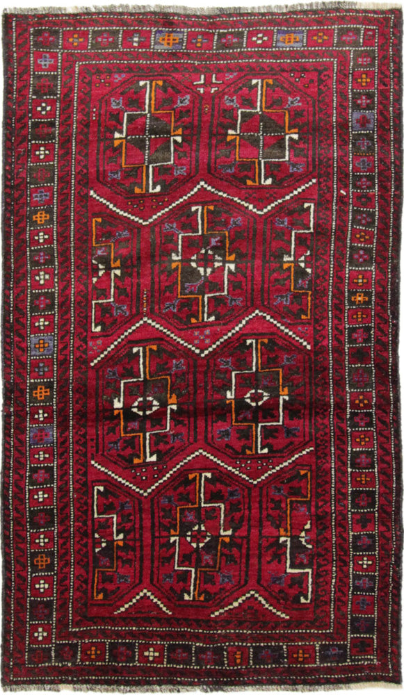 Belutsch Rug - 190 x 105 cm - red