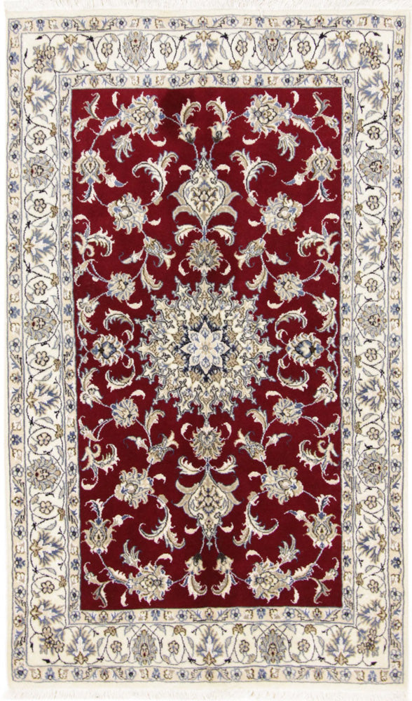 Perser Rug - Nain - 195 x 118 cm - red