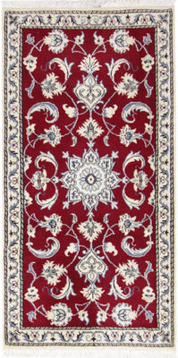 Perser Rug - Nain - 137 x 70 cm - red