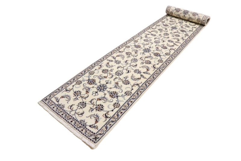 Runner Perser Rug - Nain - 380 x 80 cm - cream