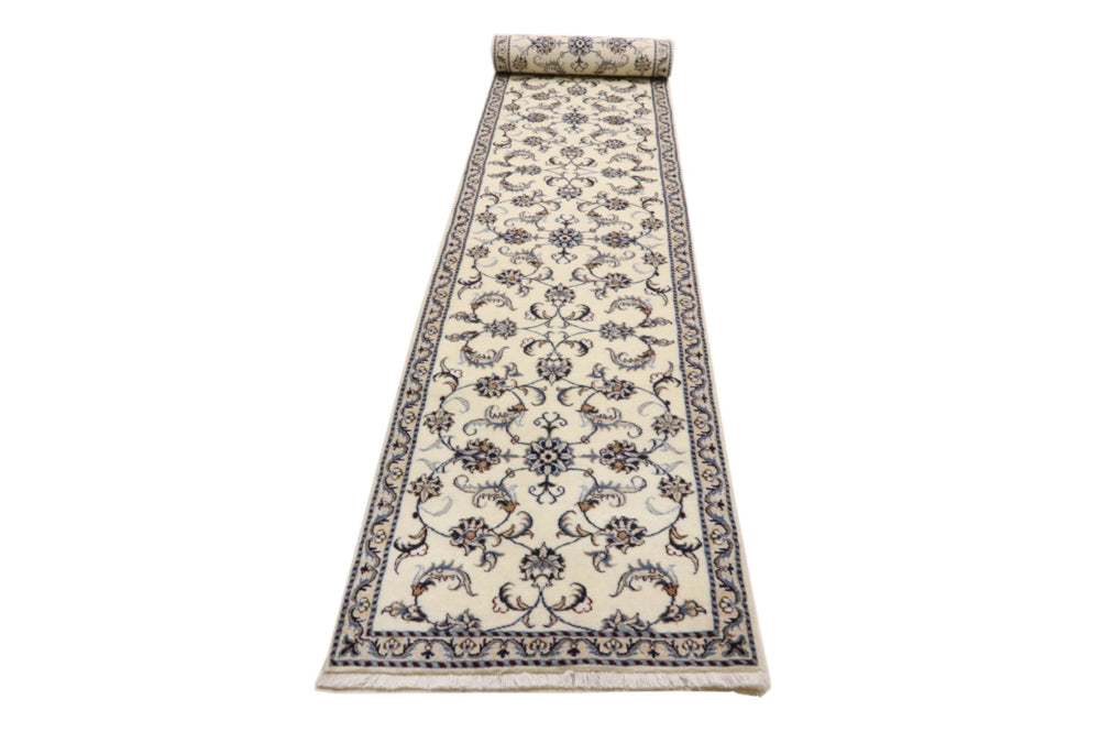 Runner Perser Rug - Nain - 380 x 80 cm - cream