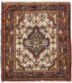 Perserteppich - Nomadic quadratisch  - 71 x 65 cm - hellbeige