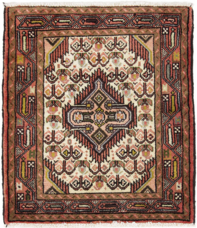 Perser Rug - Nomadic square  - 71 x 65 cm - light beige