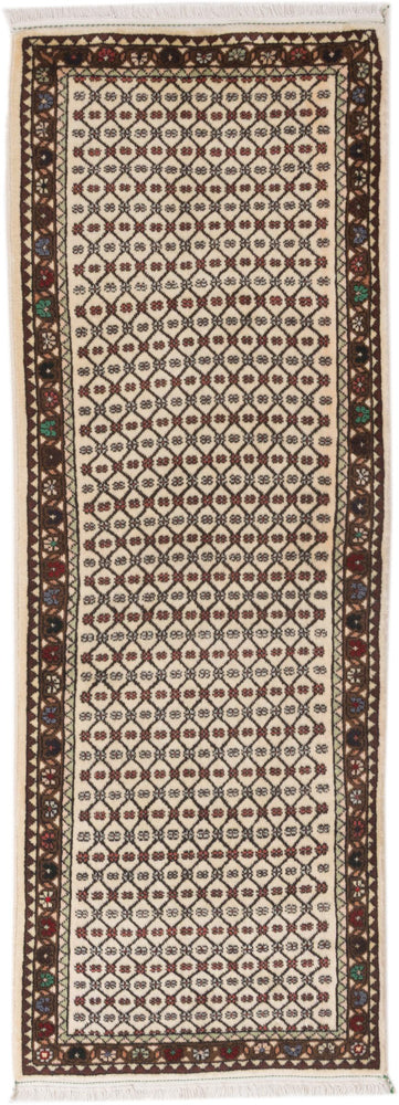 Runner Perser Rug - Tabriz - 190 x 67 cm - light beige