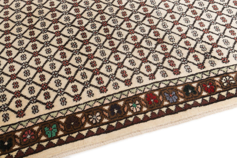 Runner Perser Rug - Tabriz - 190 x 67 cm - light beige