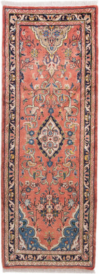 Runner Perser Rug - Classic - 230 x 82 cm - light red