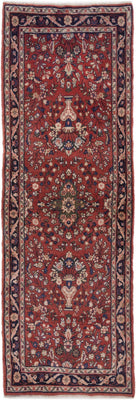 Runner Perser Rug - Nomadic - 214 x 75 cm - red