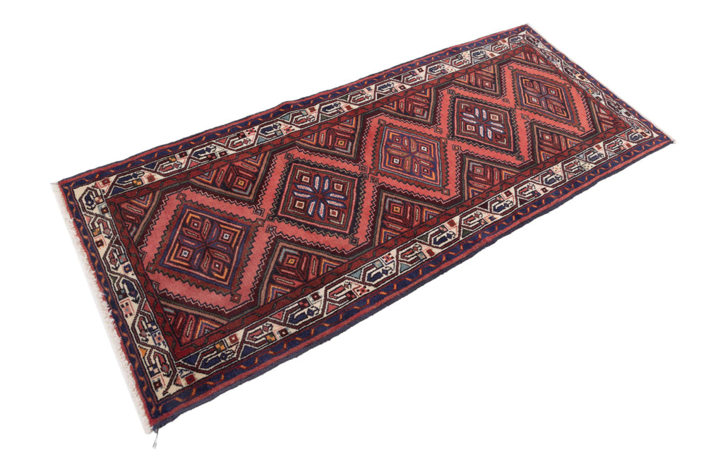 Runner Perser Rug - Nomadic - 210 x 90 cm - dark red
