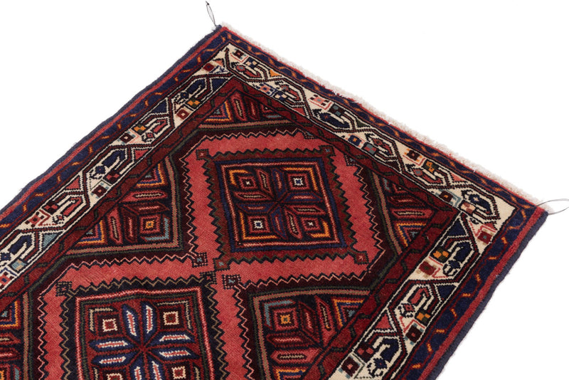 Runner Perser Rug - Nomadic - 210 x 90 cm - dark red