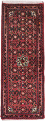 Runner Perser Rug - Nomadic - 200 x 80 cm - dark red