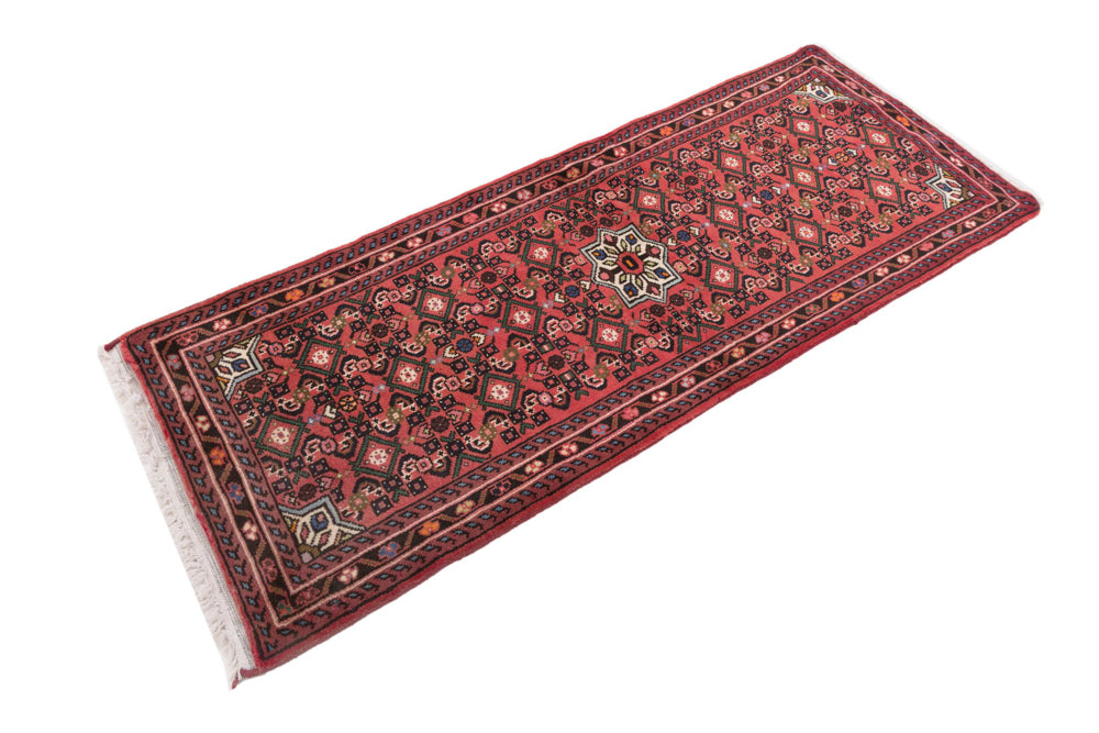 Runner Perser Rug - Nomadic - 200 x 80 cm - dark red