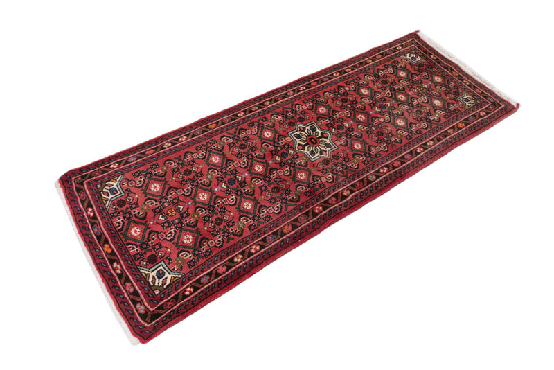 Runner Perser Rug - Nomadic - 200 x 80 cm - dark red