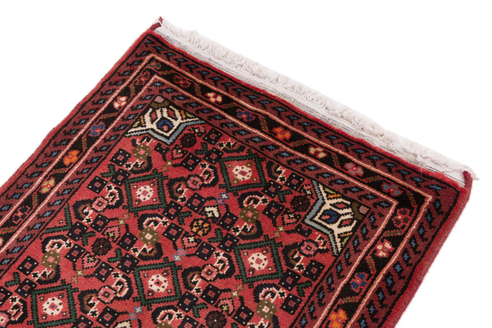 Runner Perser Rug - Nomadic - 200 x 80 cm - dark red