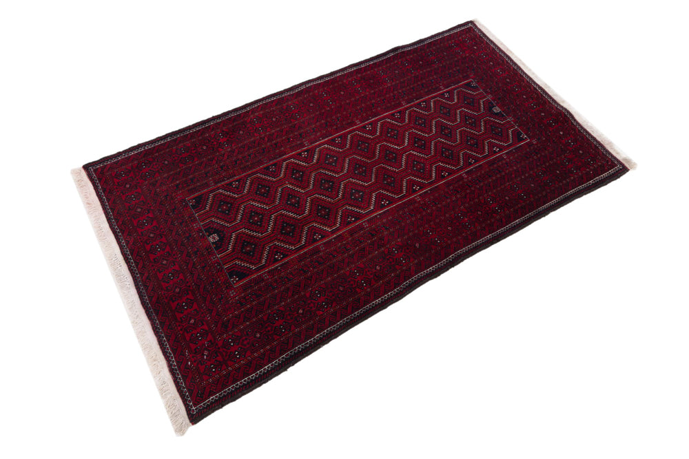 Belutsch Rug - 165 x 100 cm - dark red