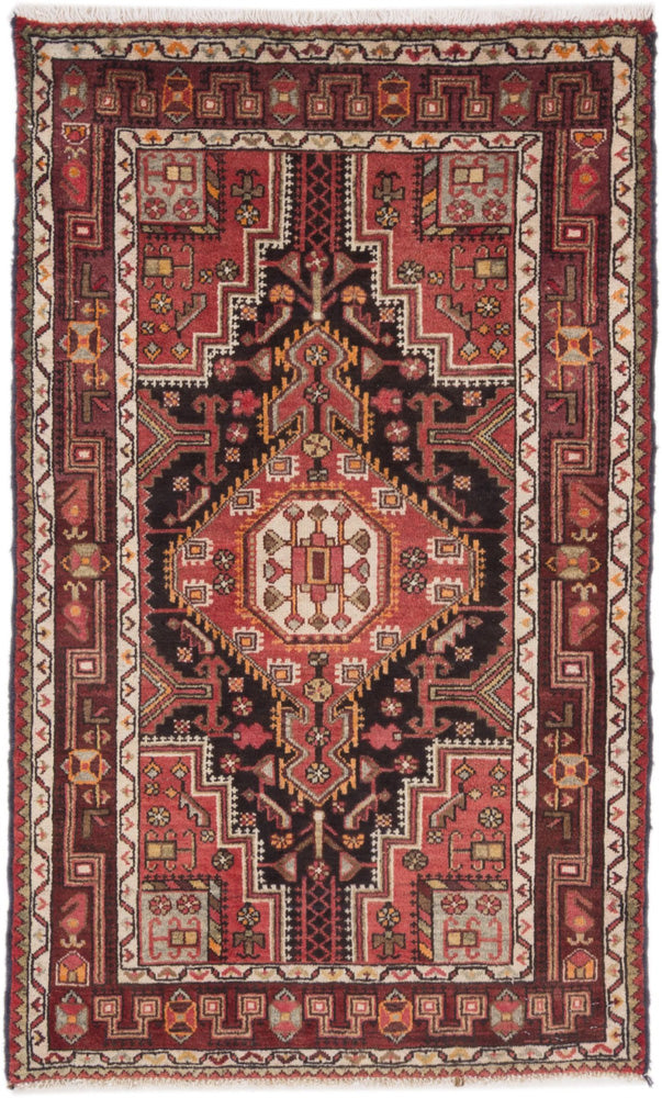 Perser Rug - Nomadic - 155 x 100 cm - dark red