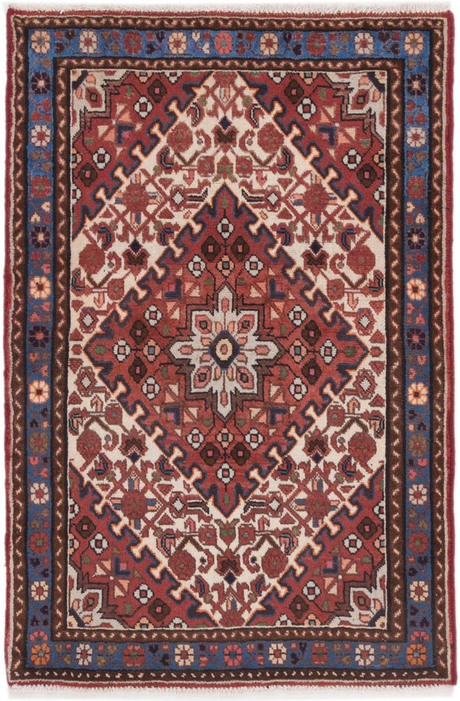 Perser Rug - Nomadic - 150 x 100 cm - dark red