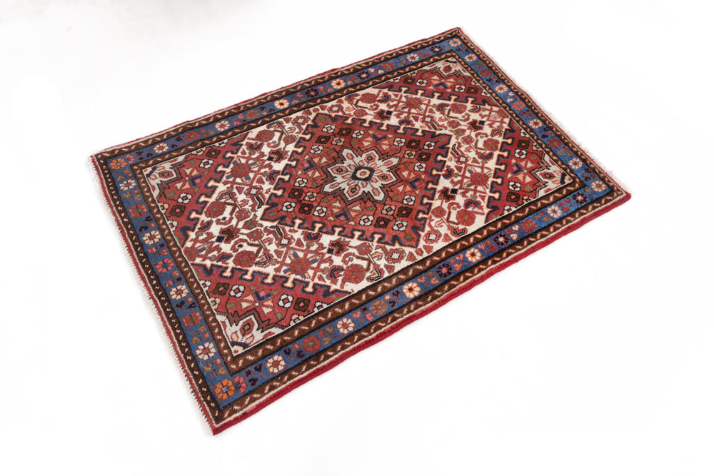 Perser Rug - Nomadic - 150 x 100 cm - dark red