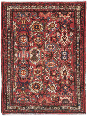 Perser Rug - Nomadic - 140 x 100 cm - red