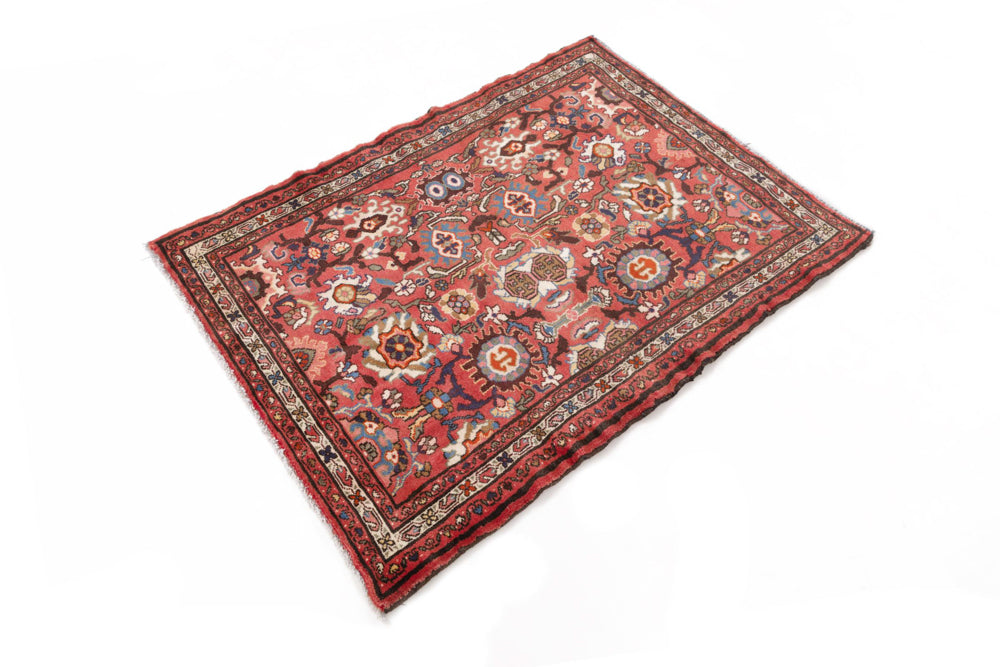 Perser Rug - Nomadic - 140 x 100 cm - red