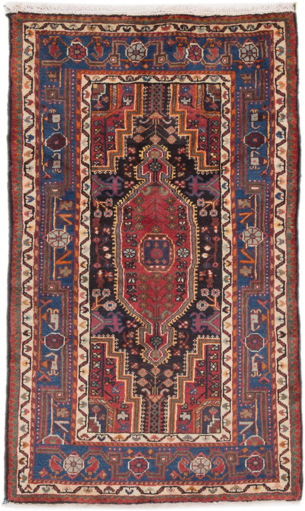 Perser Rug - Nomadic - 145 x 90 cm - dark red