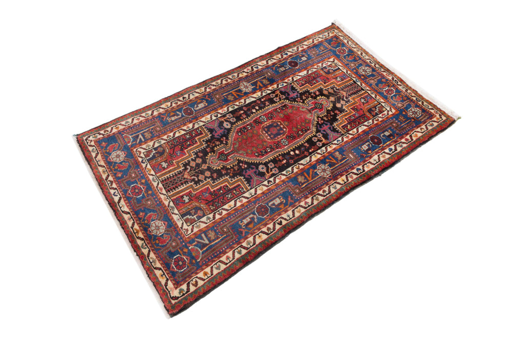 Perser Rug - Nomadic - 145 x 90 cm - dark red