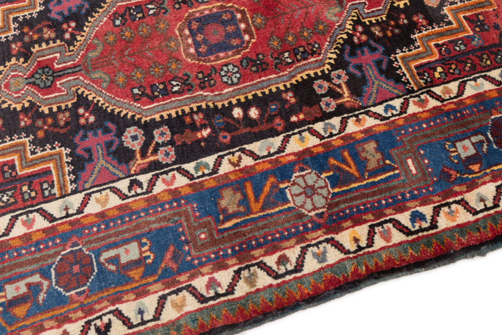 Perser Rug - Nomadic - 145 x 90 cm - dark red