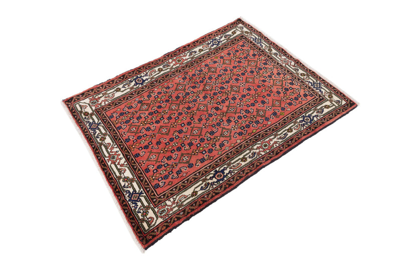 Perser Rug - Nomadic - 140 x 120 cm - dark red
