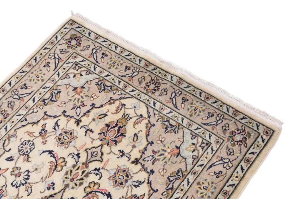 Perser Rug - Keshan - 155 x 95 cm - light beige