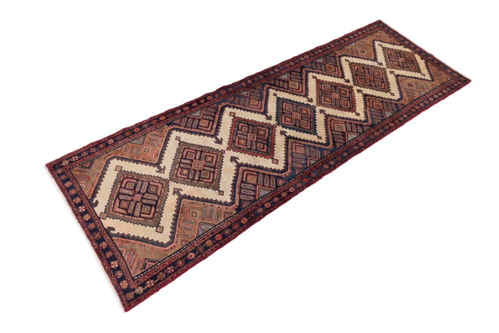 Läufer Perser - Nomadic - 295 x 99 cm - rost