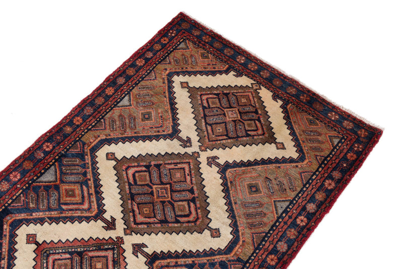 Runner Perser Rug - Nomadic - 295 x 99 cm - rust