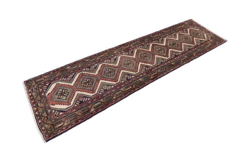 Runner Perser Rug - Nomadic - 308 x 87 cm - dark beige