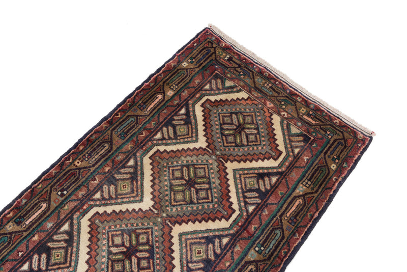 Runner Perser Rug - Nomadic - 308 x 87 cm - dark beige