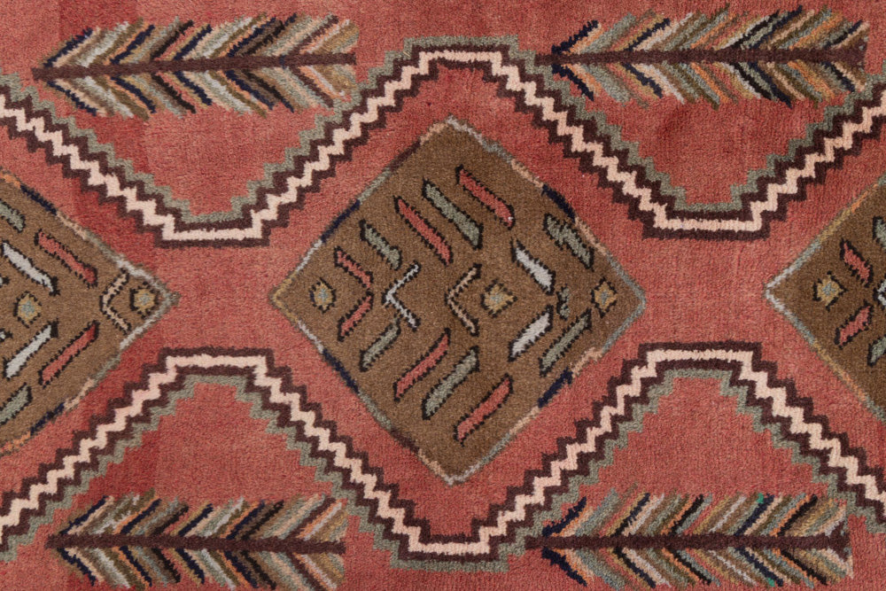 Runner Perser Rug - Nomadic - 280 x 95 cm - rust