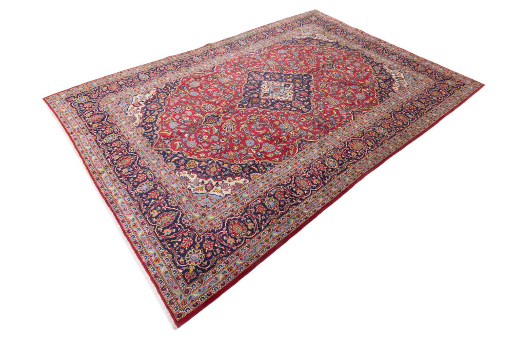 Perser Rug - Keshan - 340 x 250 cm - red